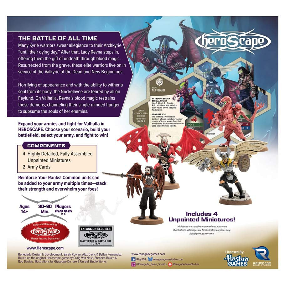 Heroscape: Age of Annihilation - Revenants of Revna and Nuckelavee Army Expansion