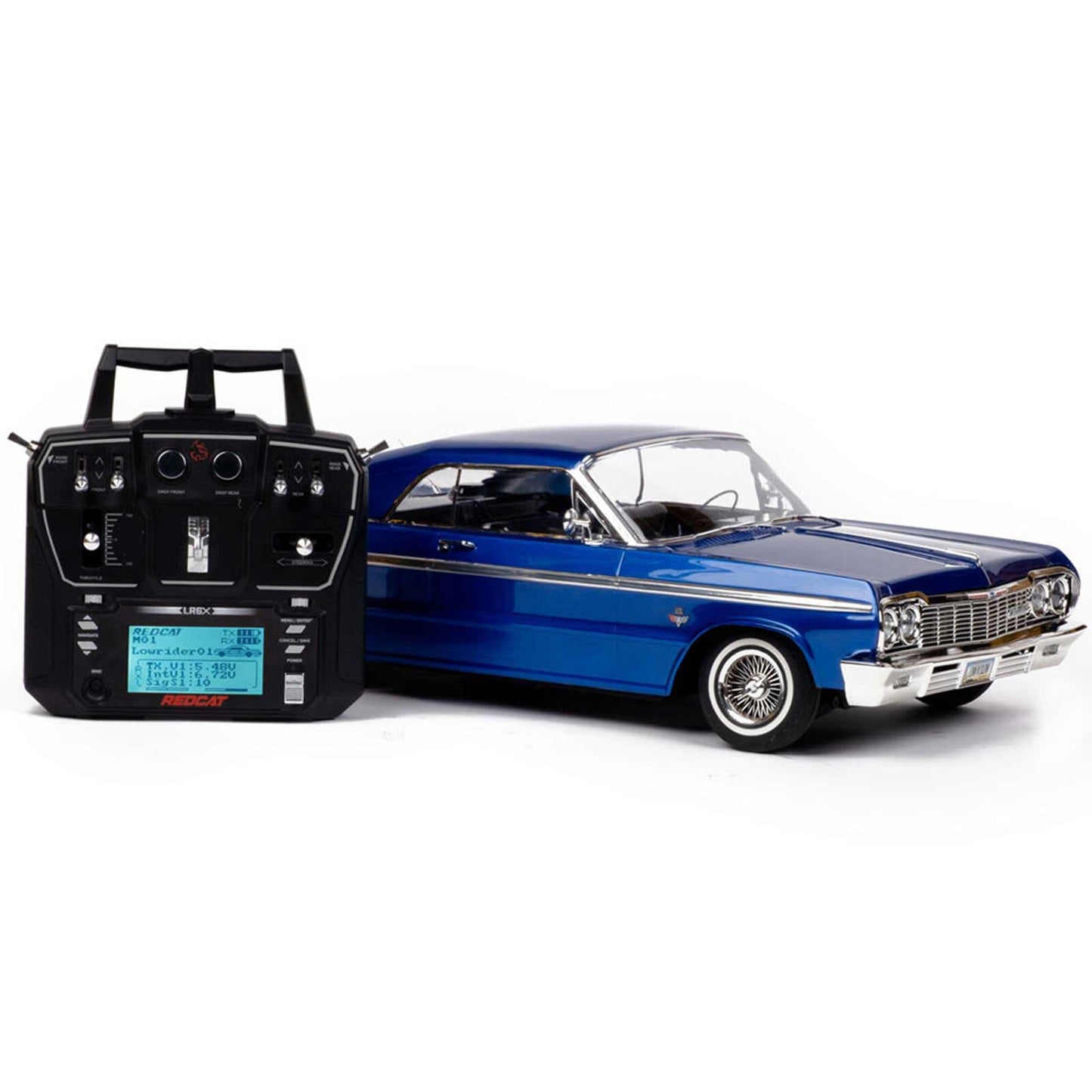 SixtyFour Chevrolet Impala Classic Edition Hopping Lowrider RTR from Redcat - Blue Edition