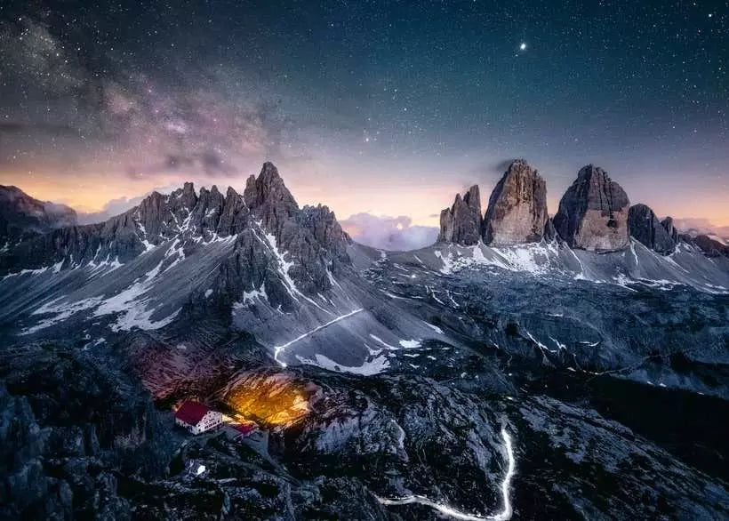 Ravensburger: Puzzle - Puzzle Highlights - Beautiful Mountains - Three Peaks, Dolomites