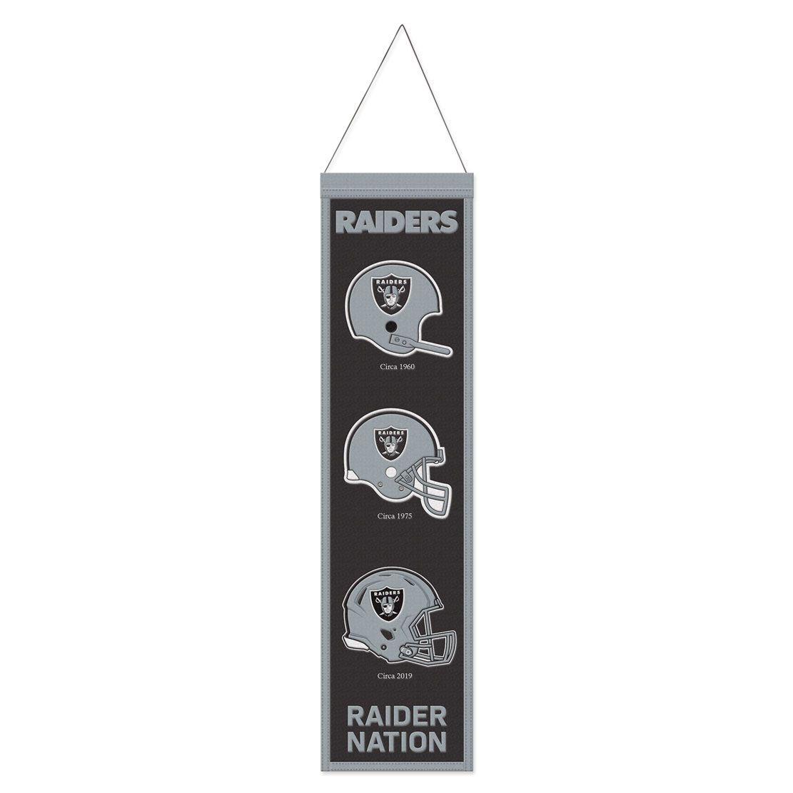 Las Vegas Raiders 8" x 32" Wool Banner