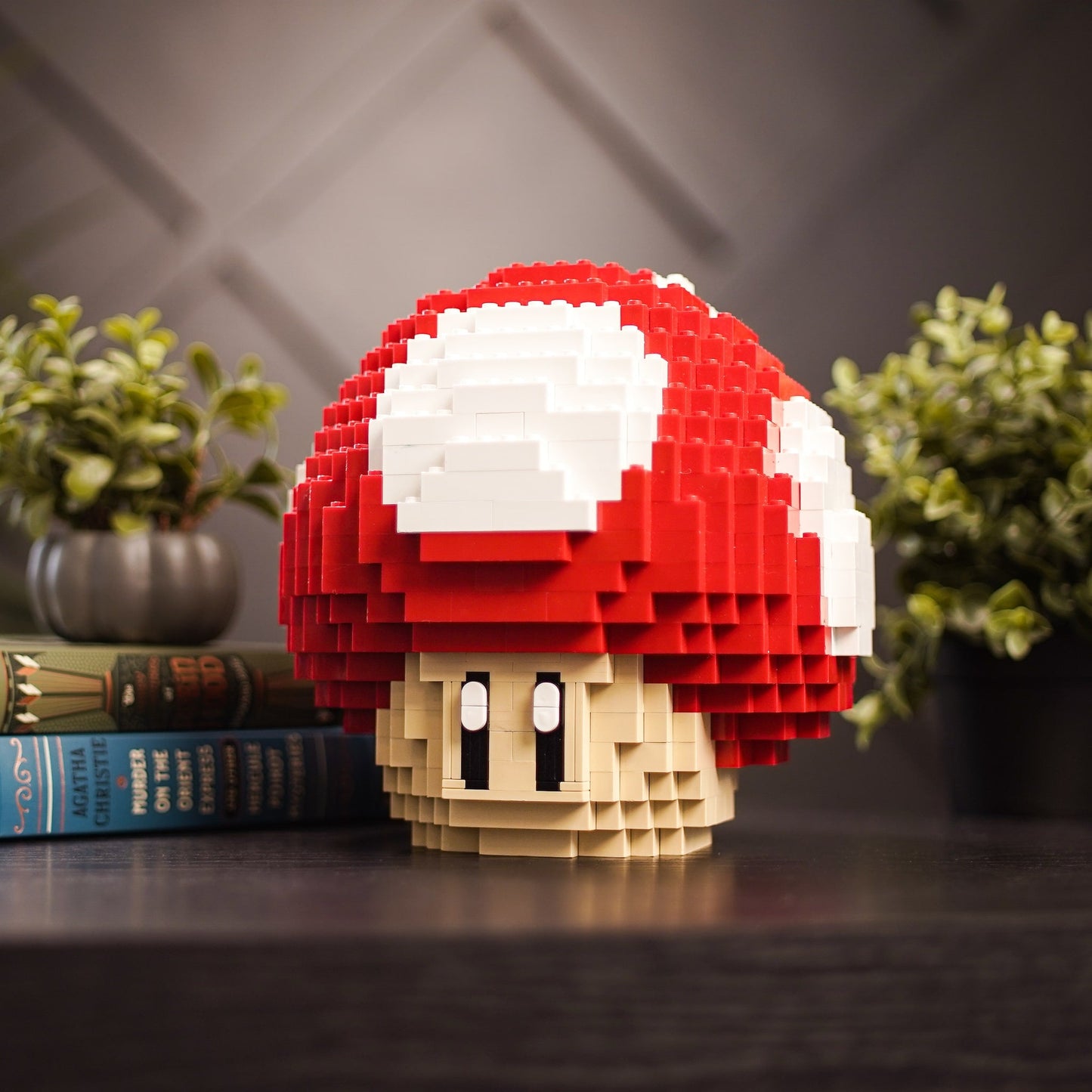 Life-Sized Red Mushroom