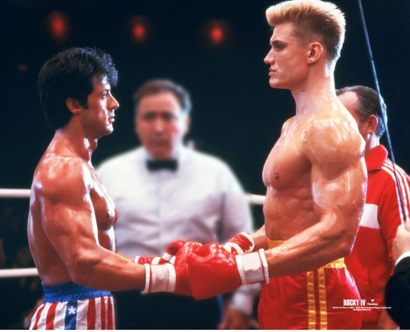 Rocky Balboa v. Ivan Drago 8" x 10" Movie Photo