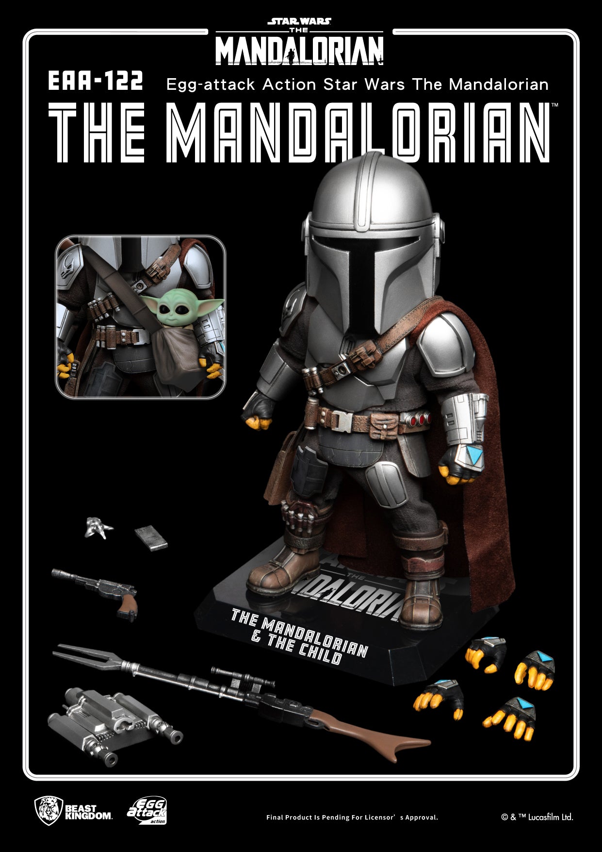 Star Wars Mandalorian Eaa-122 The Mandalorian Action Figure