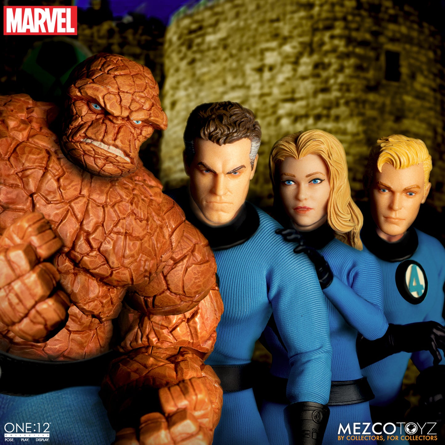 One-12 Collective Marvel Fantastic Four Deluxe Steel Box Action Figure Set