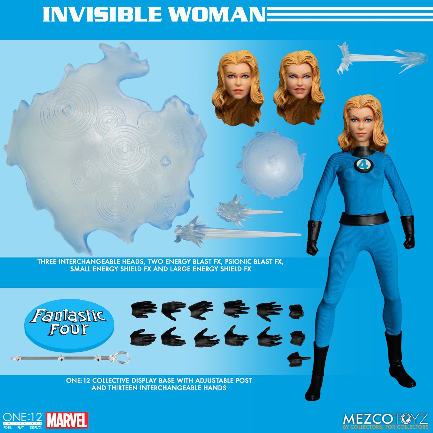 One-12 Collective Marvel Fantastic Four Deluxe Steel Box Action Figure Set