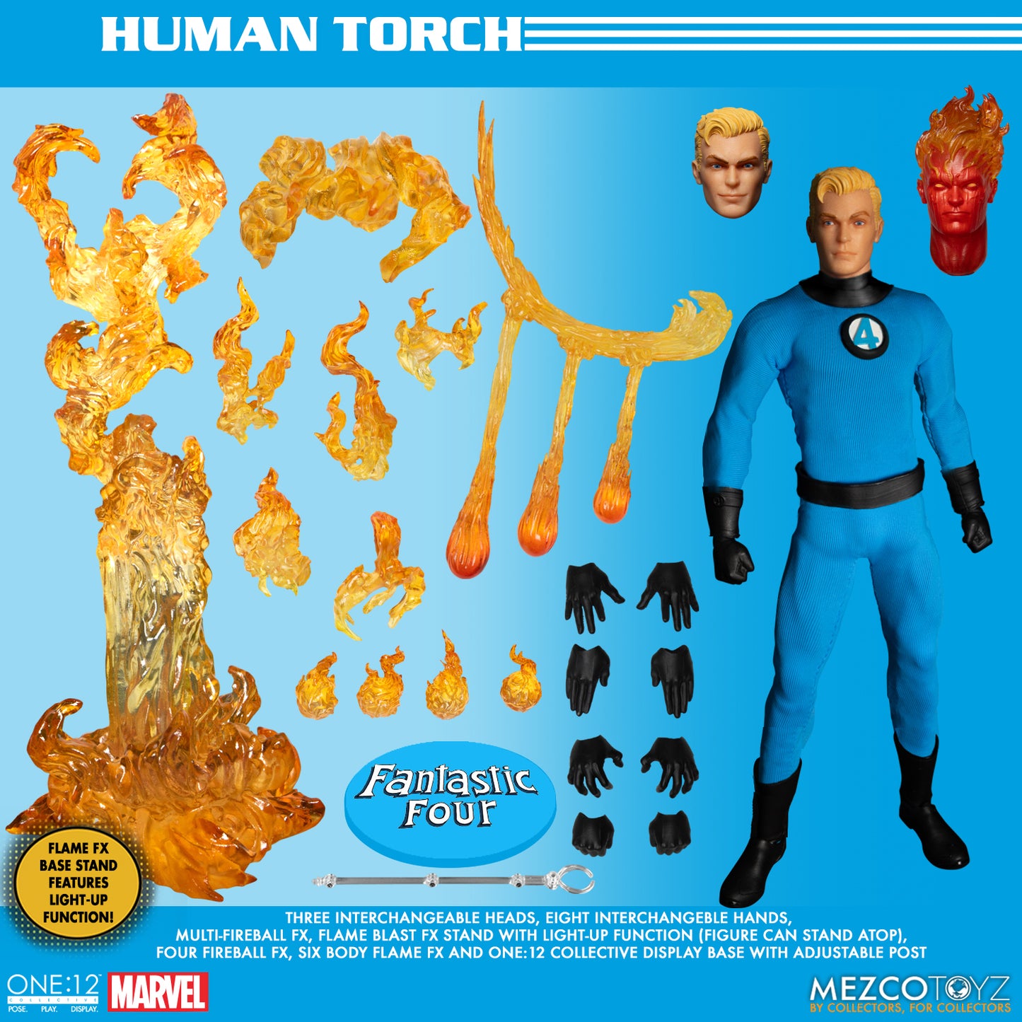 One-12 Collective Marvel Fantastic Four Deluxe Steel Box Action Figure Set