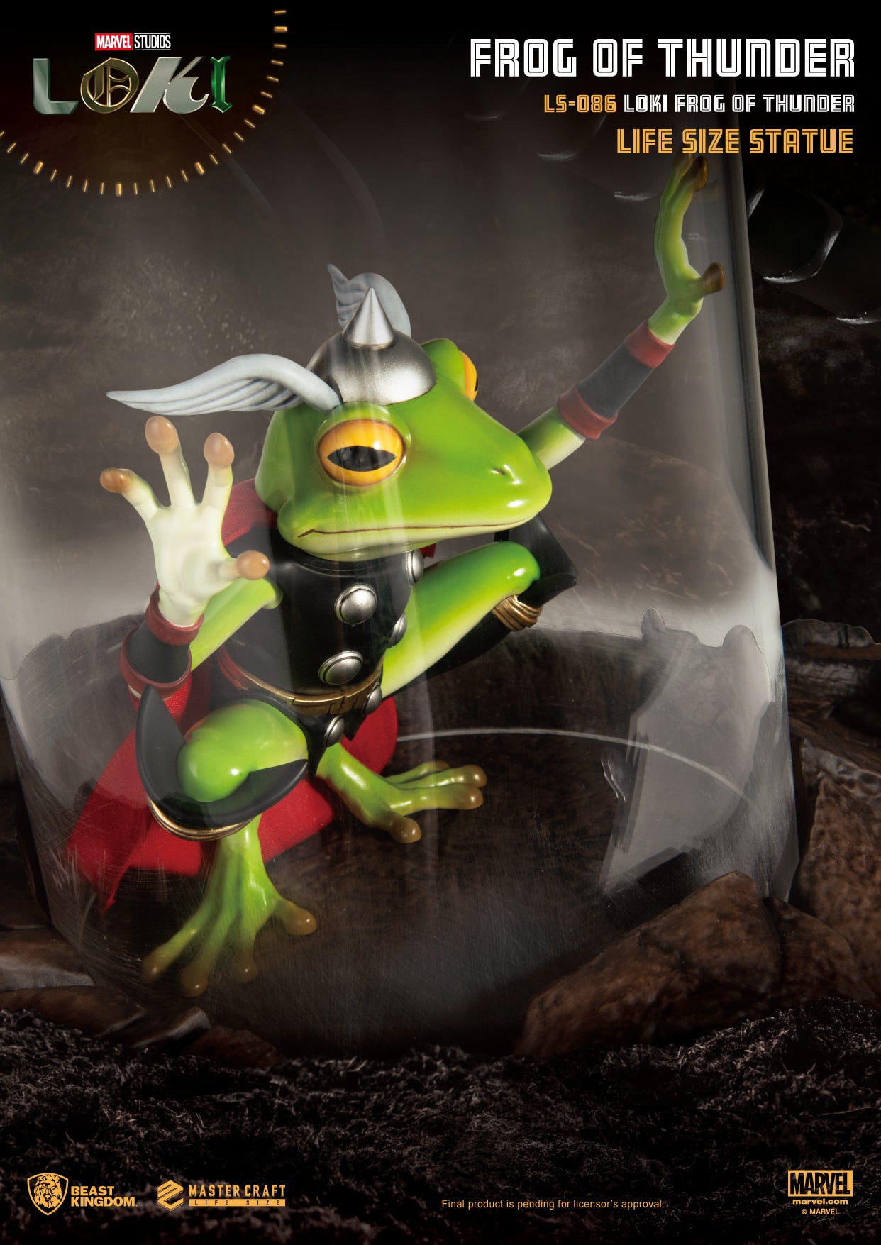 Marvel Ls-086 Loki Frog Of Thunder Life Size Statue