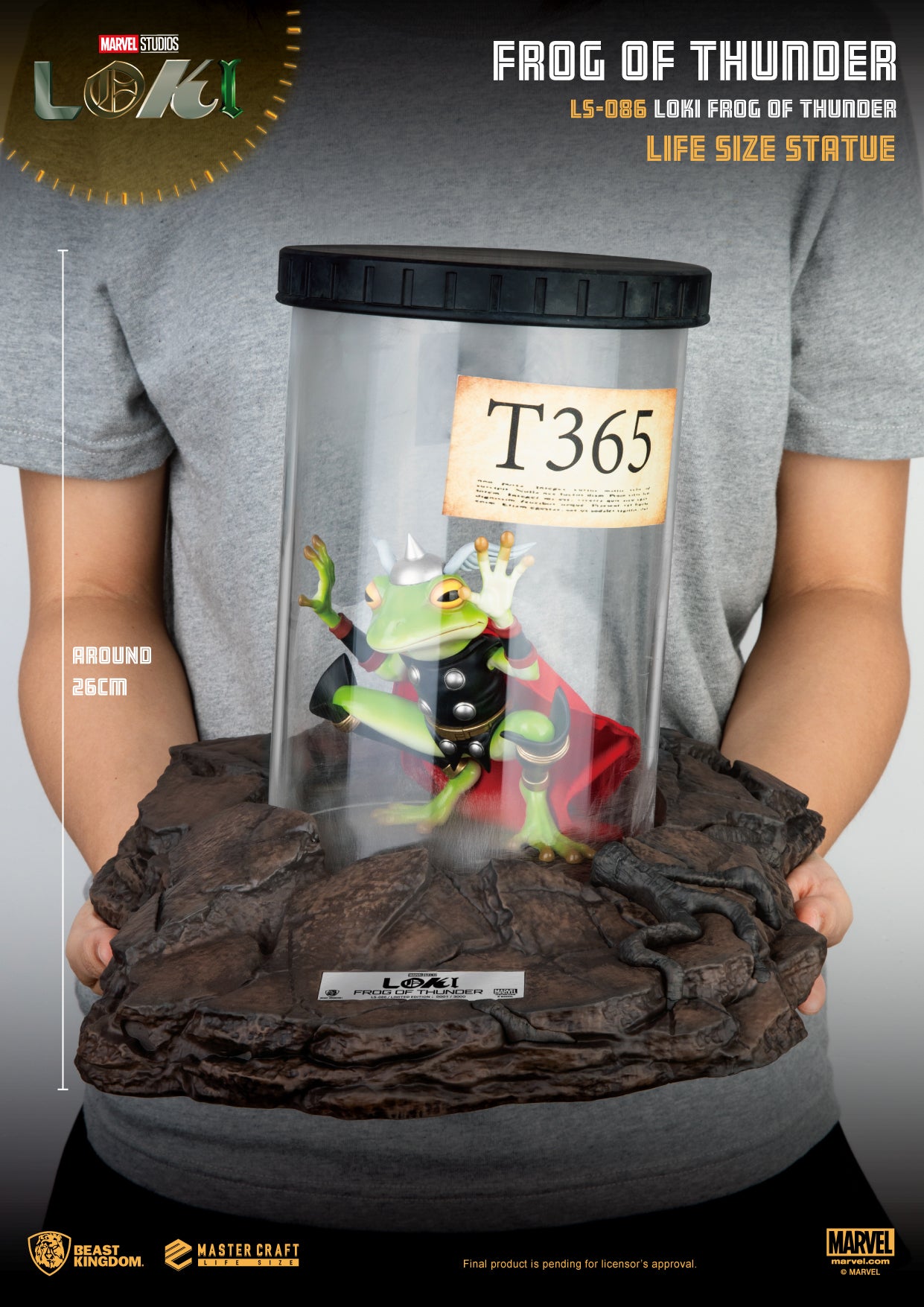 Marvel Ls-086 Loki Frog Of Thunder Life Size Statue