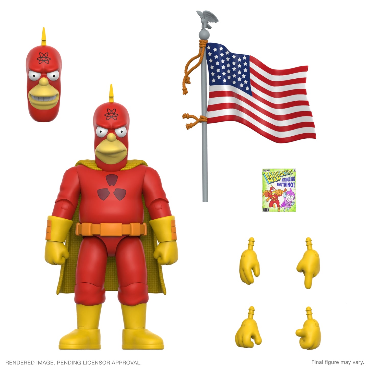 Simpsons Ultimates W4 Radioactive Man Action Figure