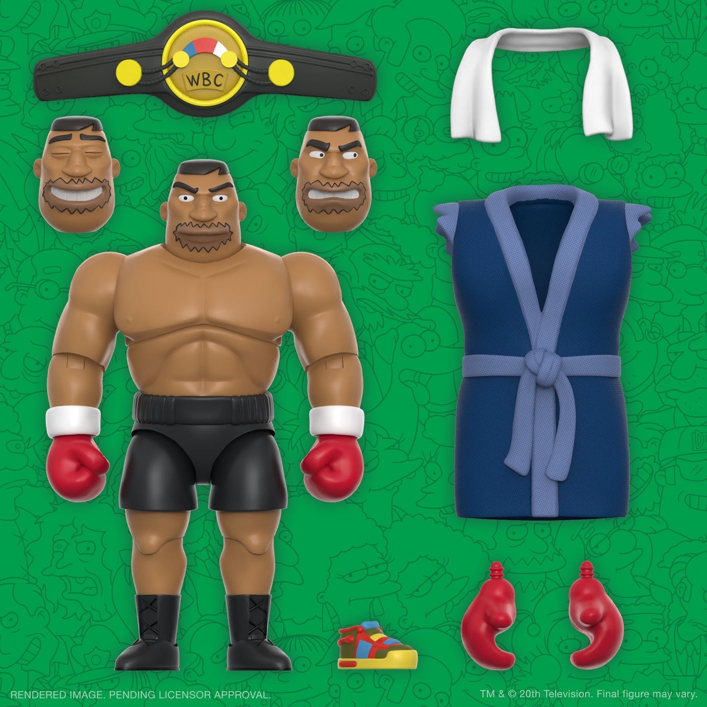 Simpsons Ultimates W4 Drededrick Tatum Action Figure