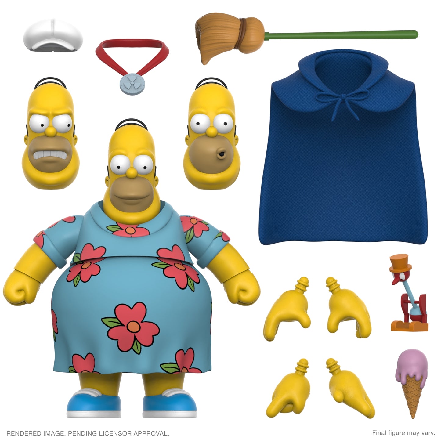 Simpsons Ultimates W4 King-Size Homer Action Figure