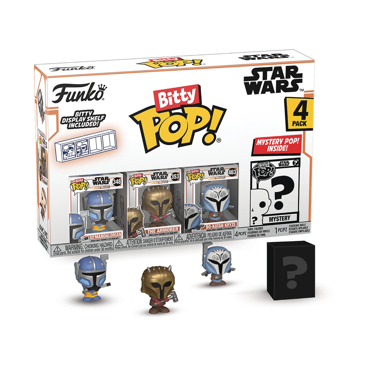 Bitty Pop Mandalorian Heavy Mandalorian 4pk Vinyl Figure