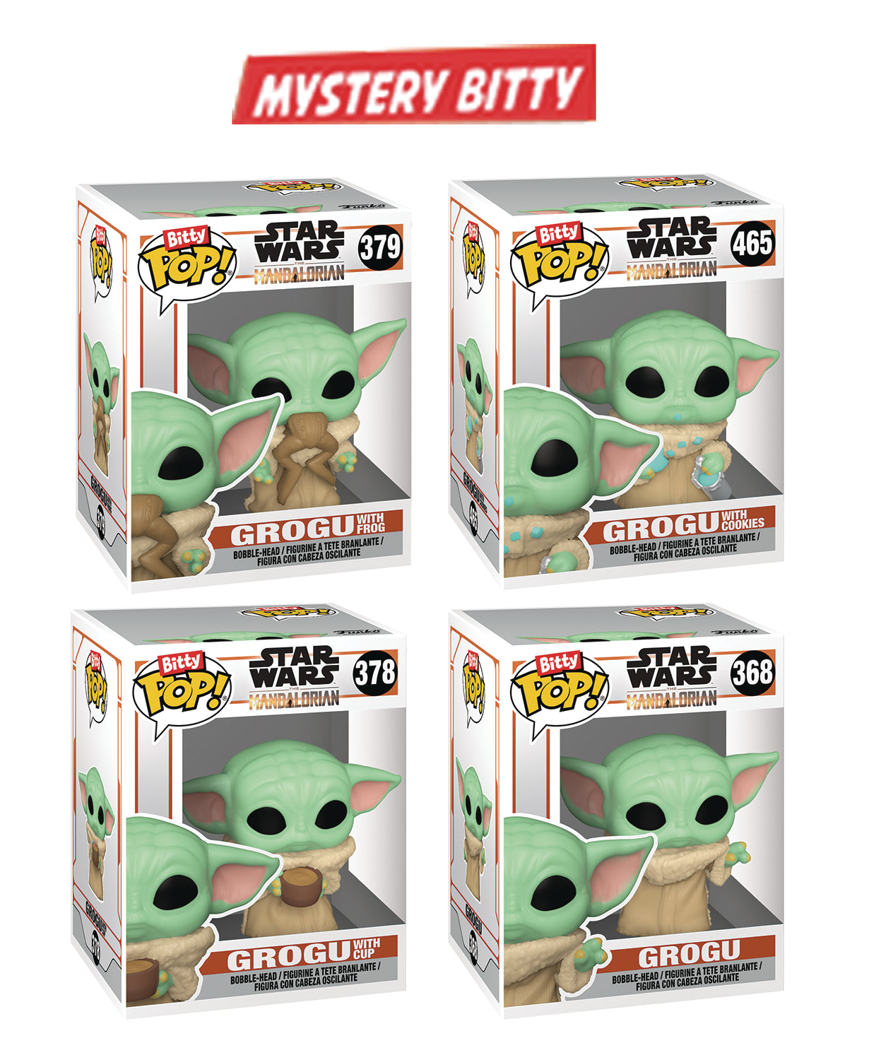 Bitty Pop Mandalorian Heavy Mandalorian 4pk Vinyl Figure