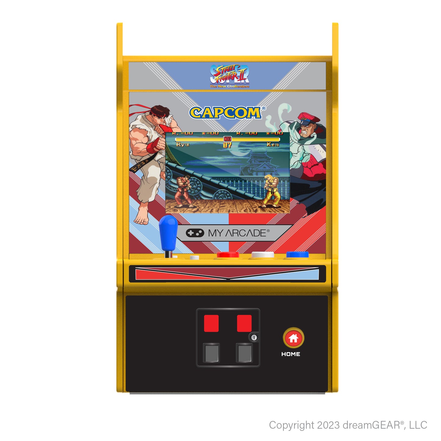 Super Street Fighter Micro Player Pro 2-in-1 Portable Retro Arcade