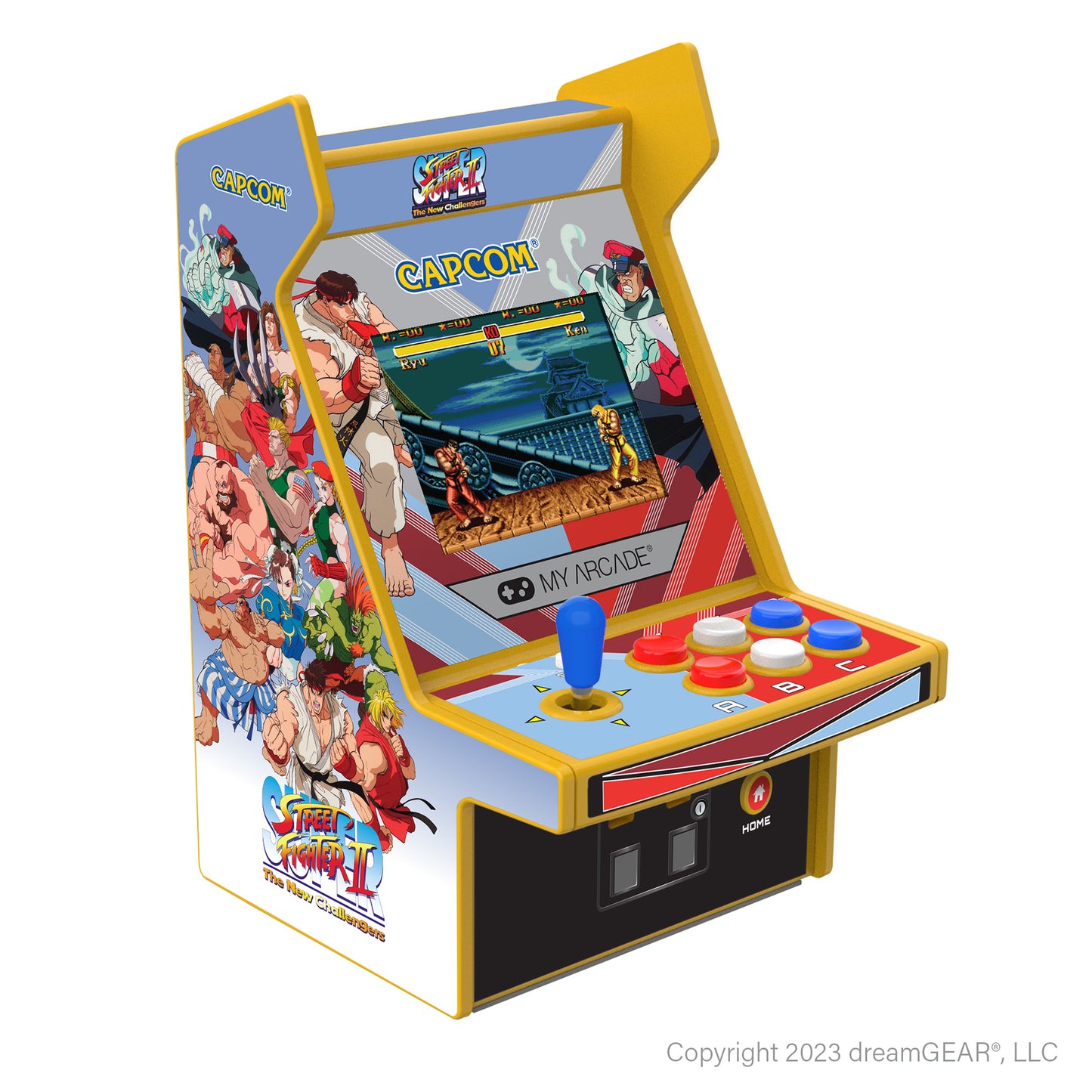 Super Street Fighter Micro Player Pro 2-in-1 Portable Retro Arcade