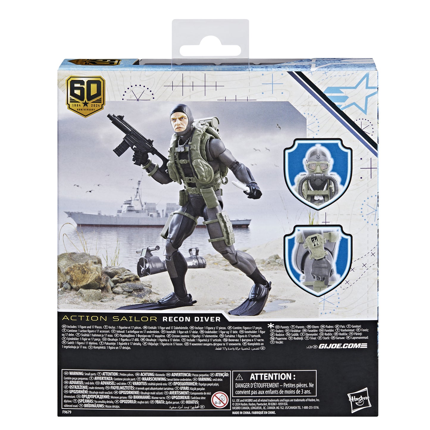 G.I. Joe Classified 60th Anniversary Action Sailor Recon Diver 6in Action Figure