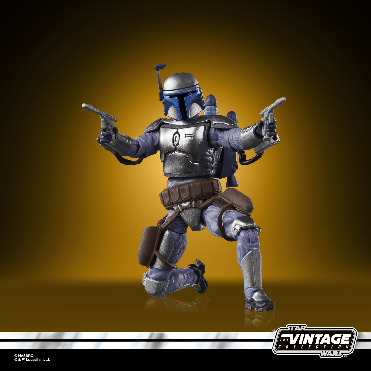 Star Wars Attack Of The Clones Vintage 3-3/4in Jango Fett Deluxe Action Figure
