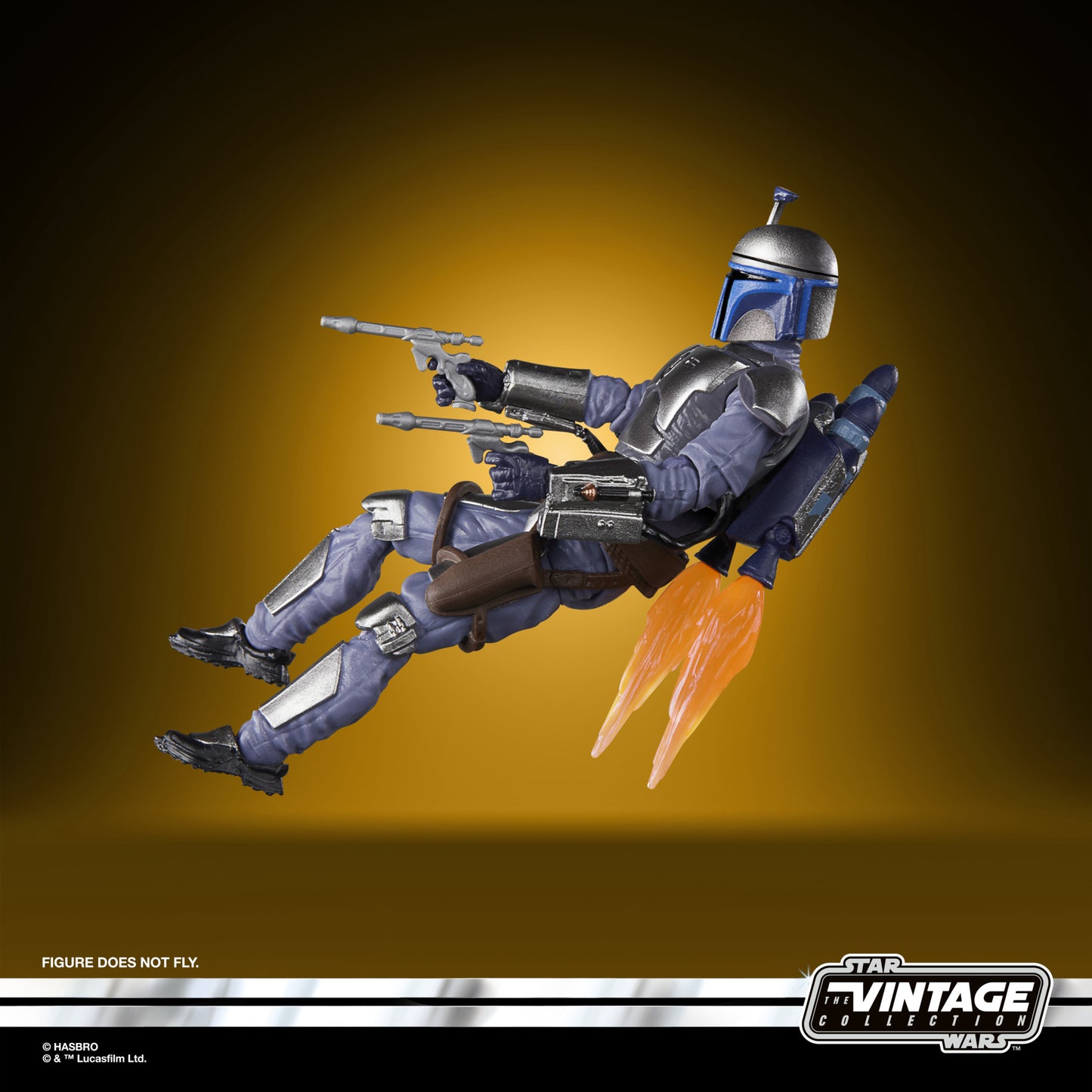 Star Wars Attack Of The Clones Vintage 3-3/4in Jango Fett Deluxe Action Figure