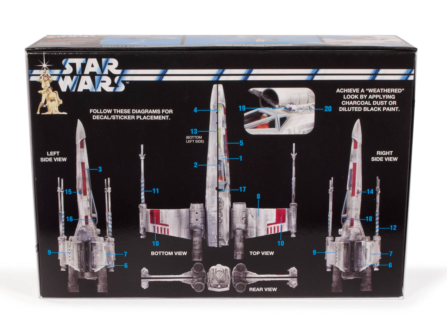 MPC Star Wars A New Hope X-Wing Fighter 1/64 Snap Model Kit