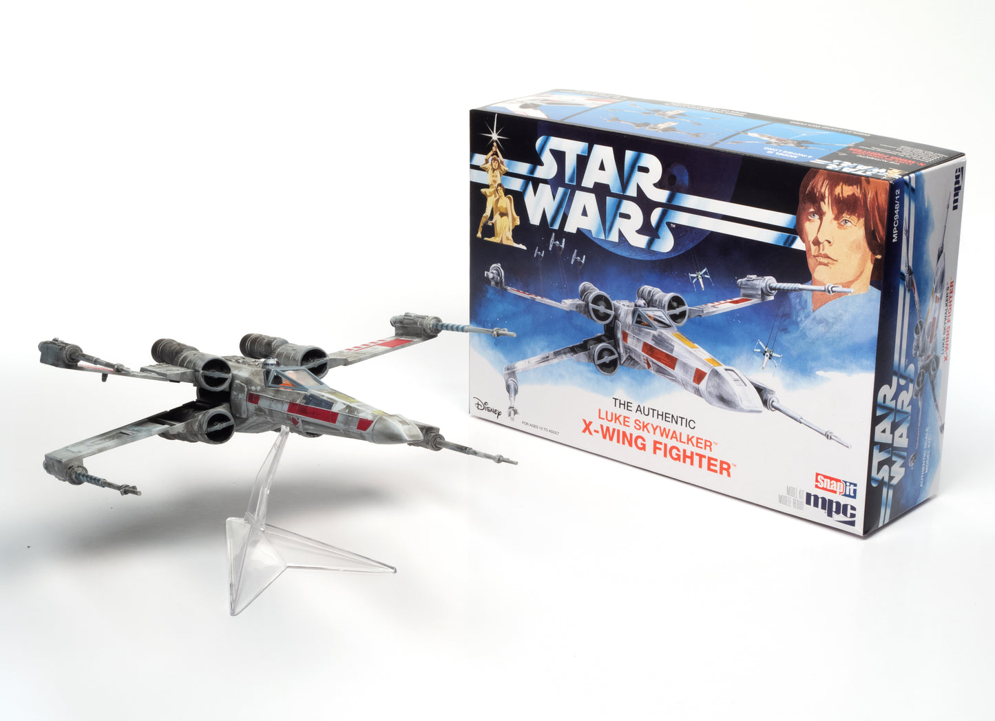 MPC Star Wars A New Hope X-Wing Fighter 1/64 Snap Model Kit