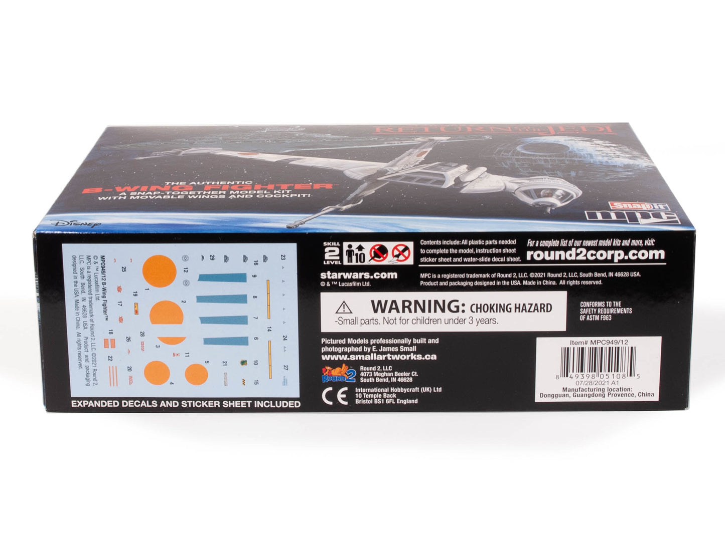 MPC Star Wars Return of the Jedi B-Wing 1/144 Snap Model Kit
