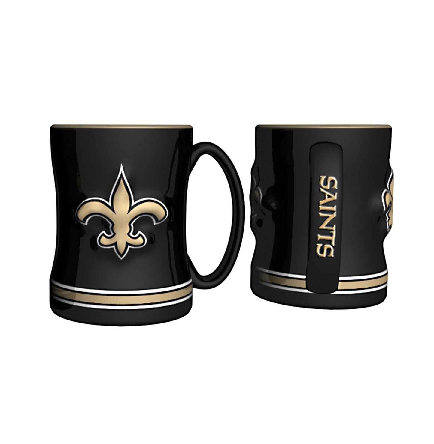 New Orleans Saints Logo Relief Coffee Mug