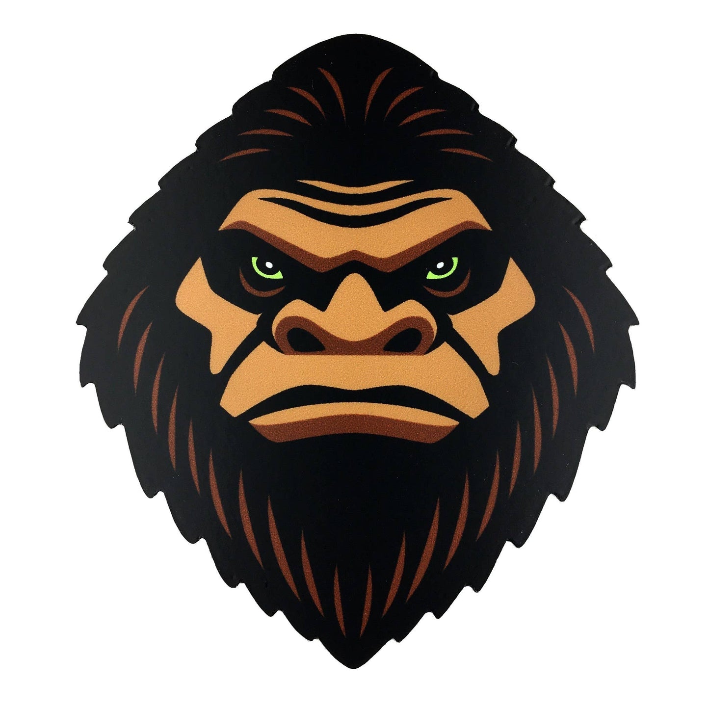 Sasquatch Head Cryptozoology Sticker