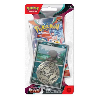 Pokemon: Scarlet & Violet 3 - Obsidian Flames Checklane Blister - Wooper