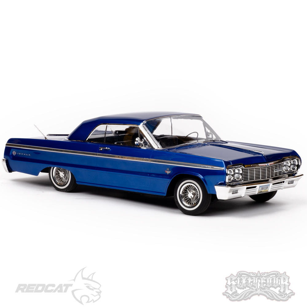 SixtyFour Chevrolet Impala Blue Kandy & Chrome Edition RTR from Redcat