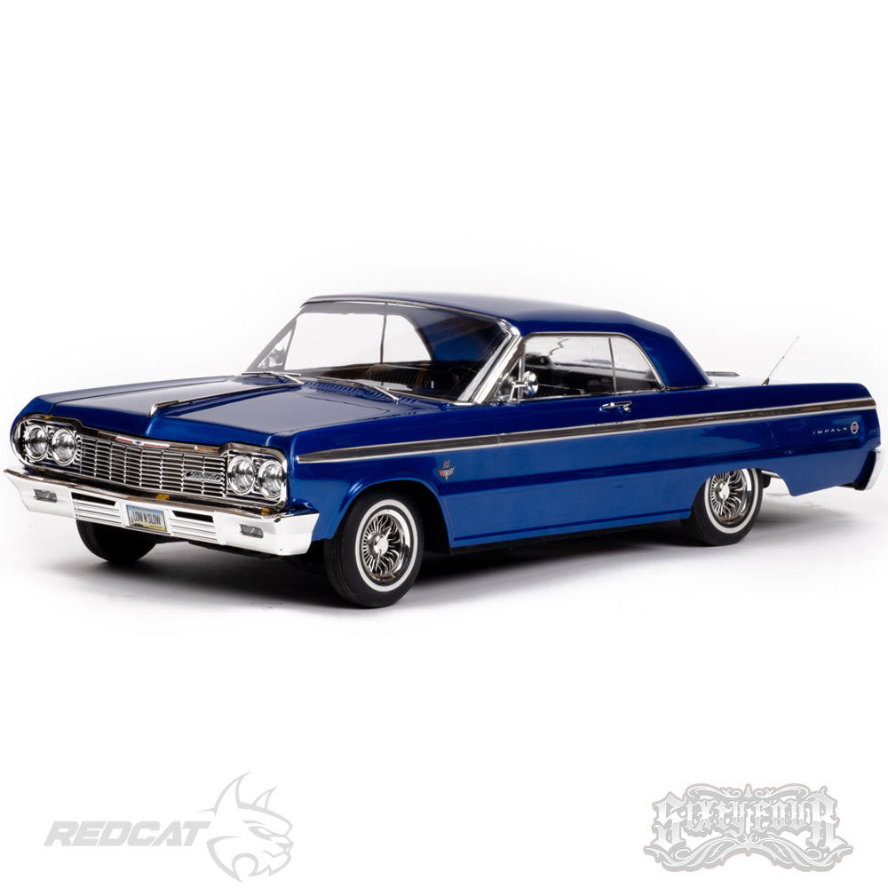 SixtyFour Chevrolet Impala Blue Kandy & Chrome Edition RTR from Redcat