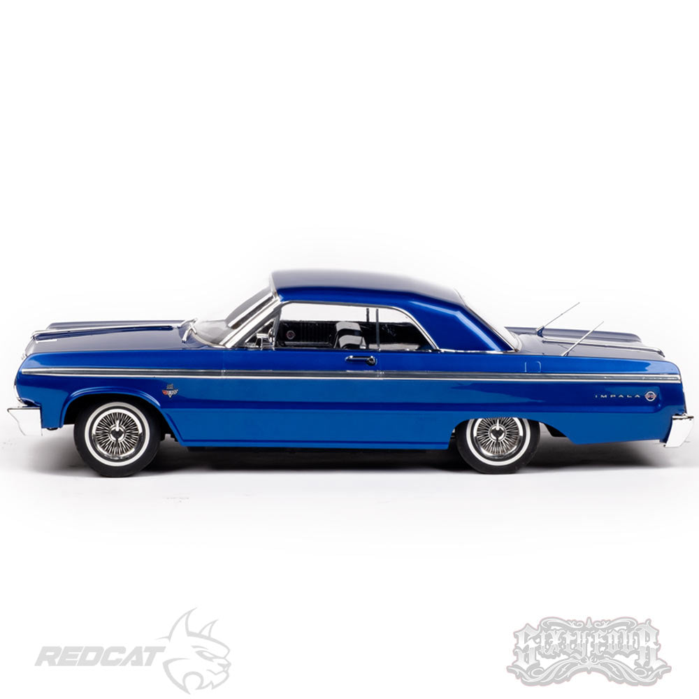 SixtyFour Chevrolet Impala Blue Kandy & Chrome Edition RTR from Redcat