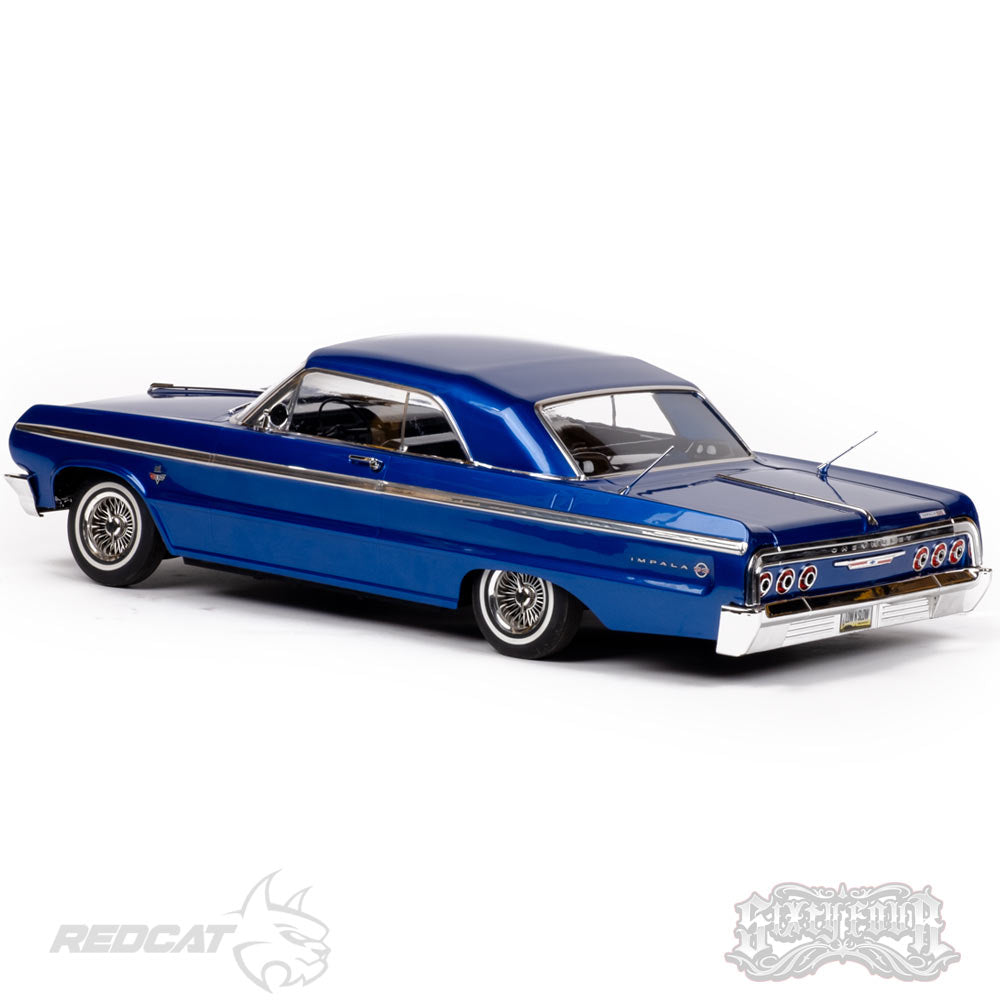 SixtyFour Chevrolet Impala Blue Kandy & Chrome Edition RTR from Redcat