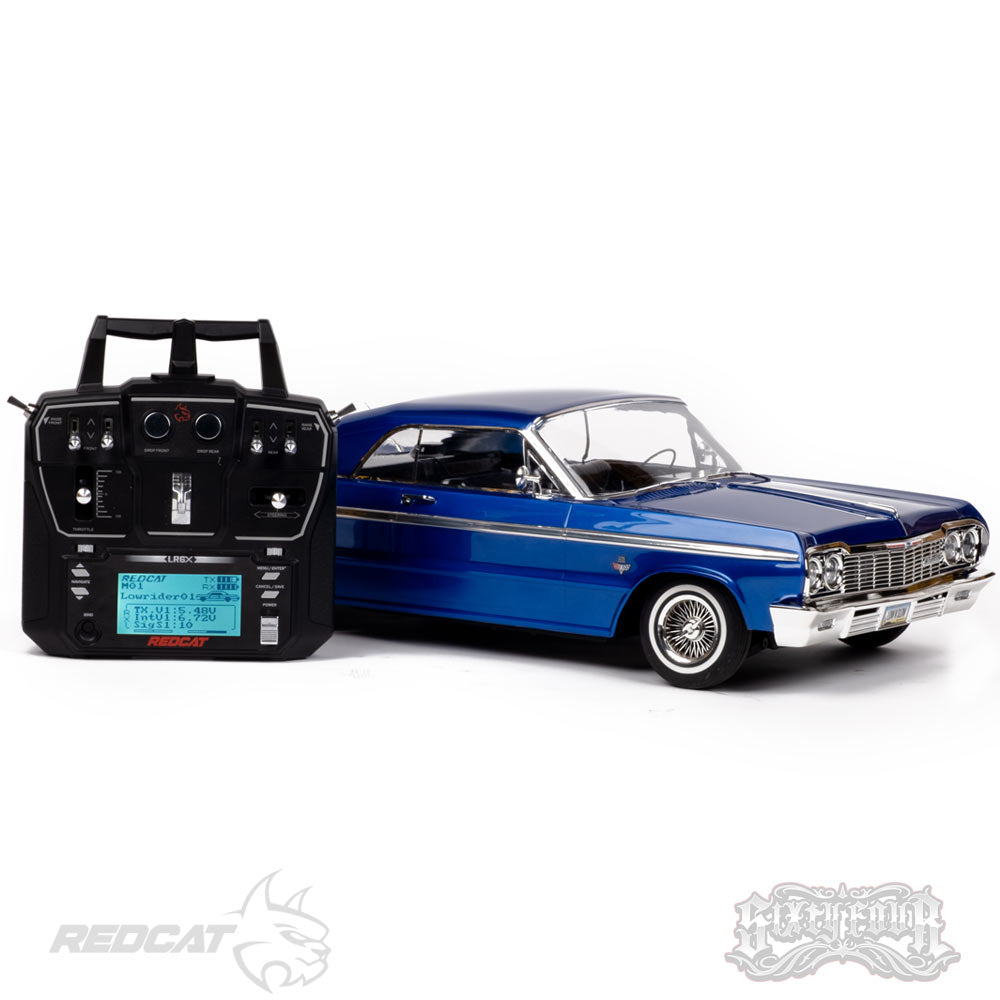 SixtyFour Chevrolet Impala Blue Kandy & Chrome Edition RTR from Redcat