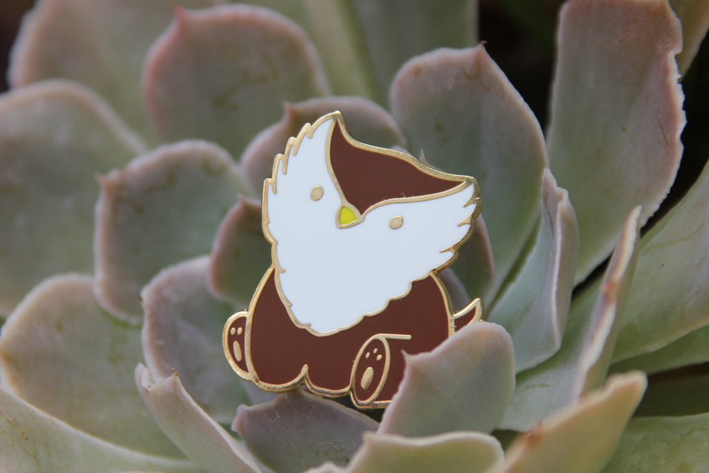 Baby Bestiary: Owlbear Enamel Pin - Sitting