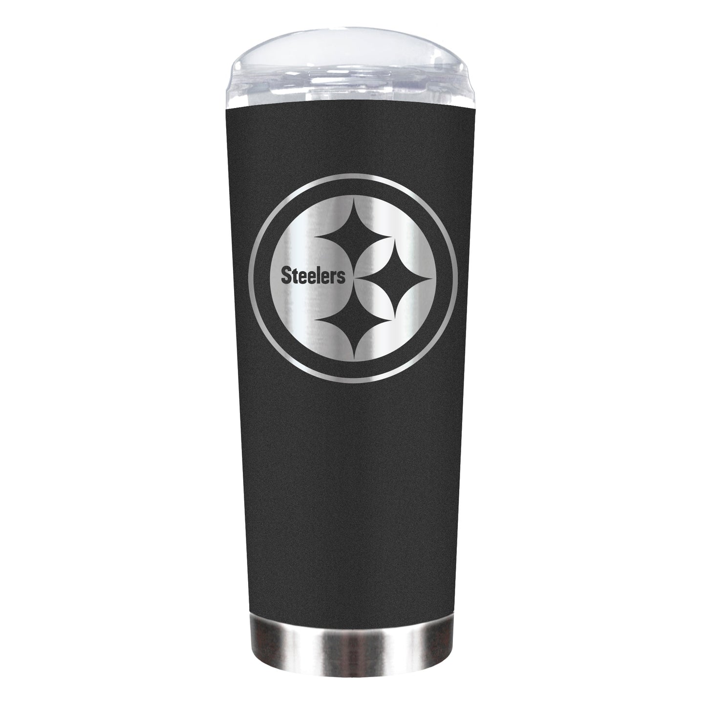 Pittsburgh Steelers 18 oz. Black Roadie Travel Tumbler