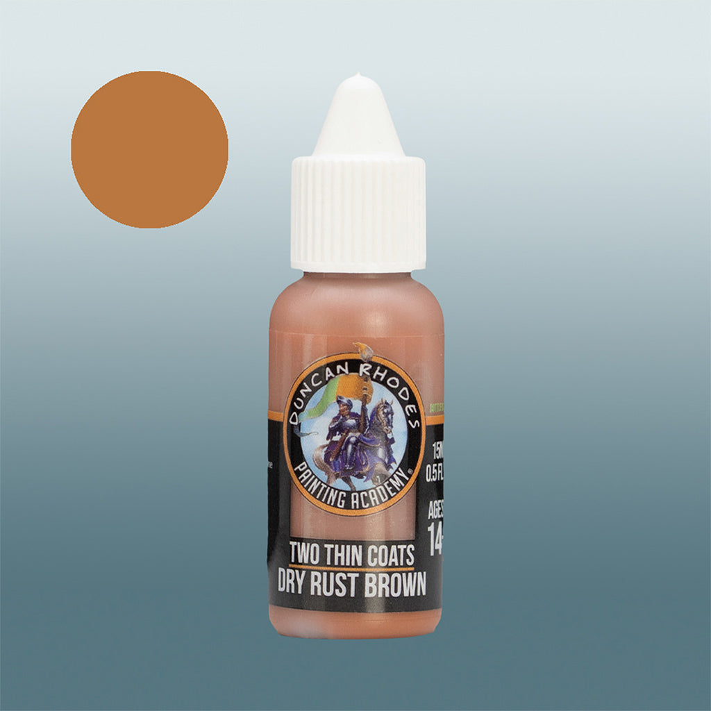 Two Thin Coats Midtone: Dry Rust Brown