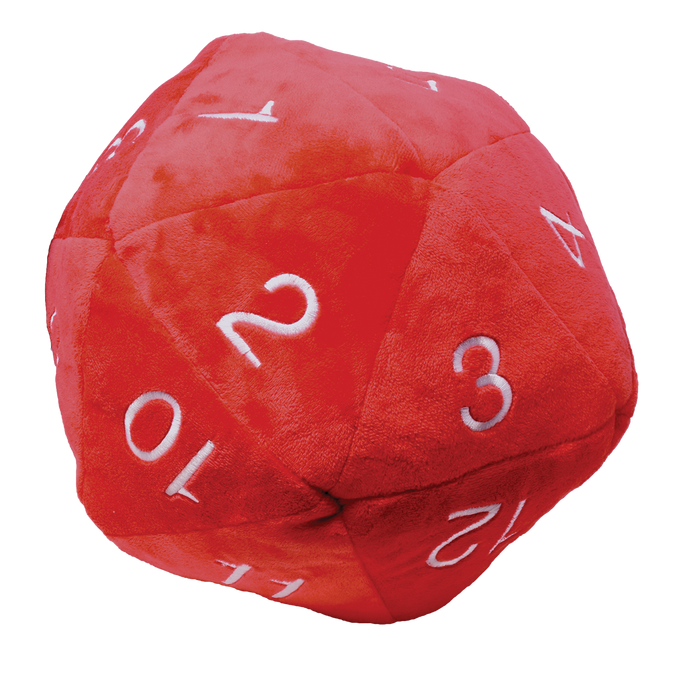 Ultra PRO: Plush - D20 Novelty Dice - Jumbo - Red