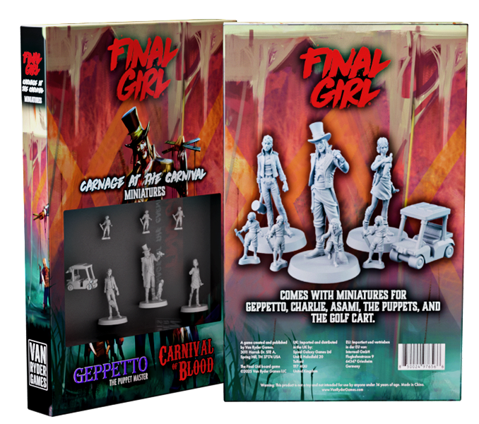Final Girl: Carnage at the Carnival - Miniatures