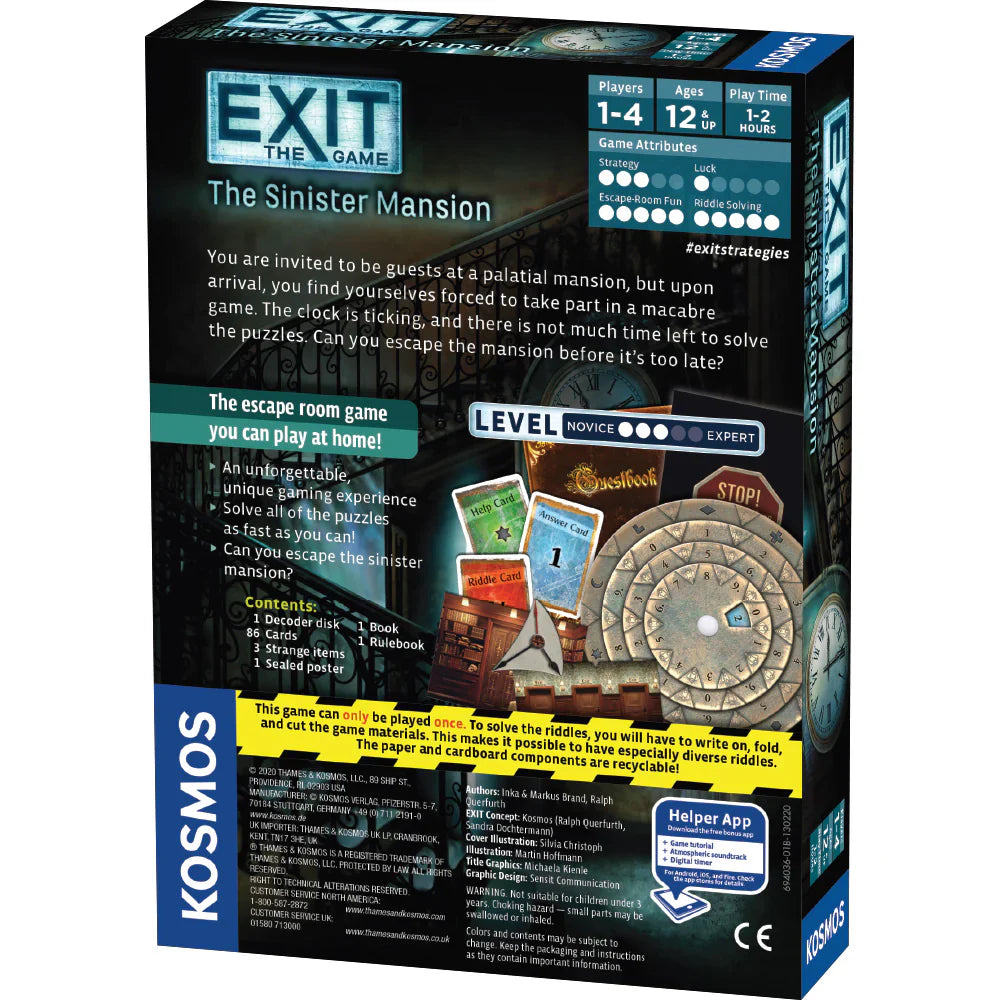 EXIT: The Sinister Mansion