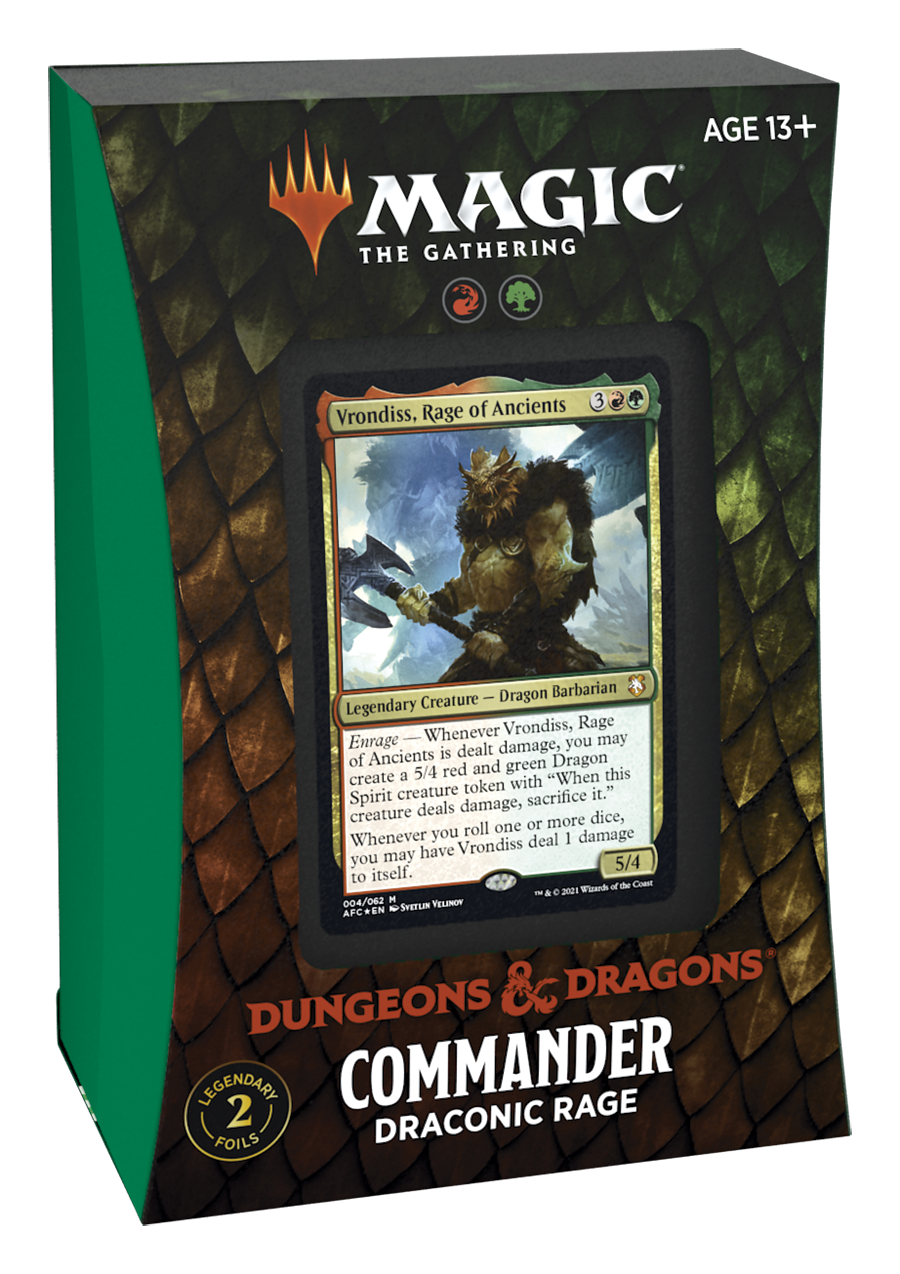 Magic: The Gathering - Adventures in the Forgotten Realms Commander Deck - Draconic Rage