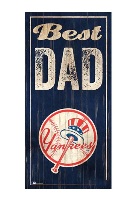 New York Yankees Dad Wood Sign