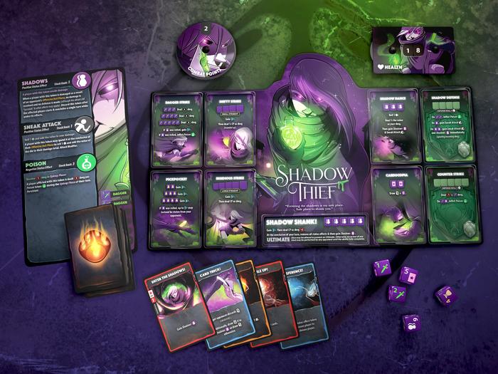 Dice Throne Season 1 - Box 3 - Pyromancer vs Shadow Thief