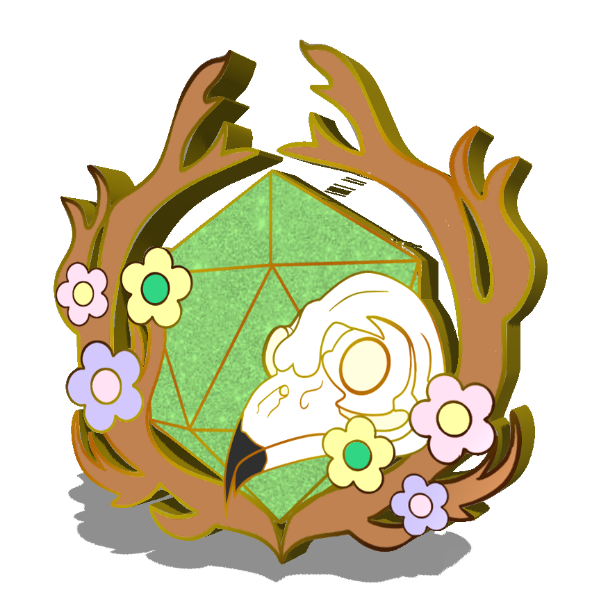 Dungeons & Dragons Role: Druid Enamel Pin