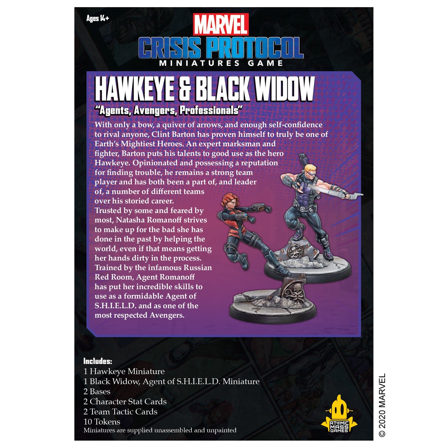 Marvel Crisis Protocol: Hawkeye & Black Widow