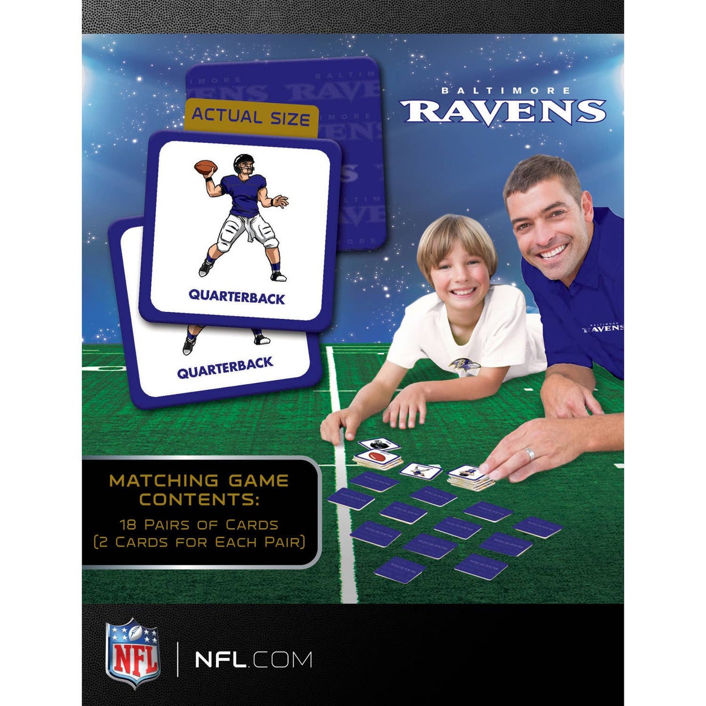 Baltimore Ravens NFL Matching Game