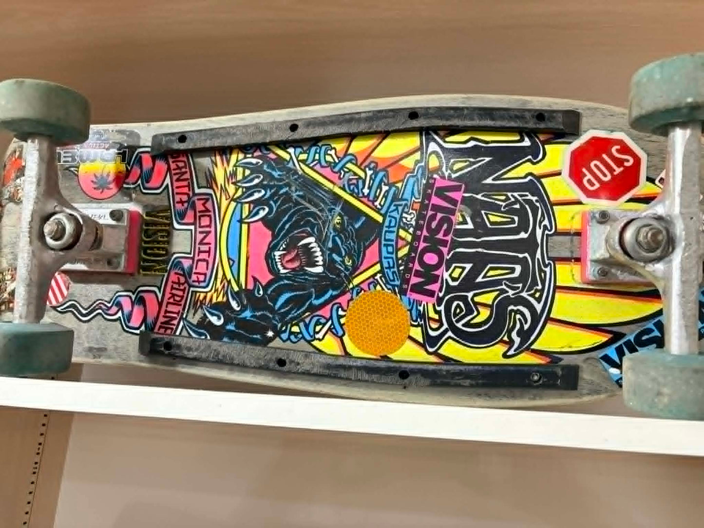 Santa Cruz Natas Kaupas Panther Original 80s Used Complete Skateboard