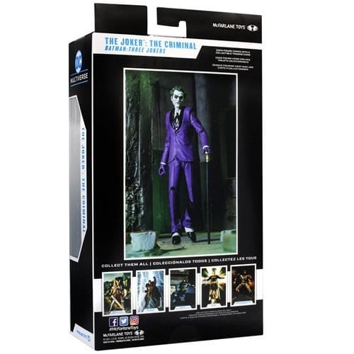 Batman: Three Jokers (The Criminal, Batgirl, The Clown, Red Hood & Batman) - 1:10 Scale Action Figures, 7" - DC Multiverse - McFarlane Toys