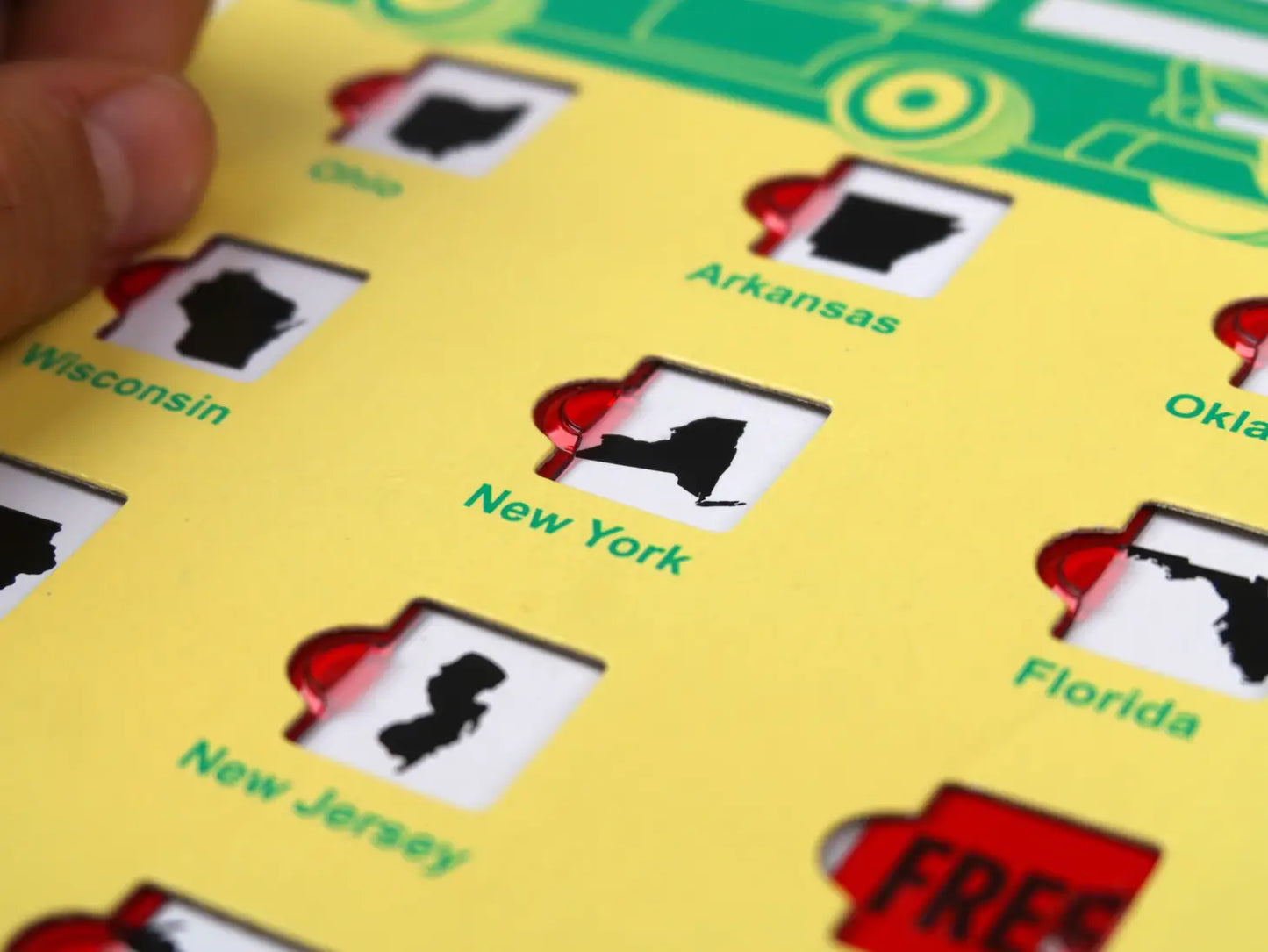 Travel Bingo License Plate