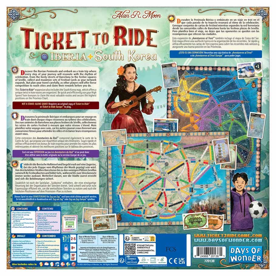 Ticket to Ride: Iberia & South Korea