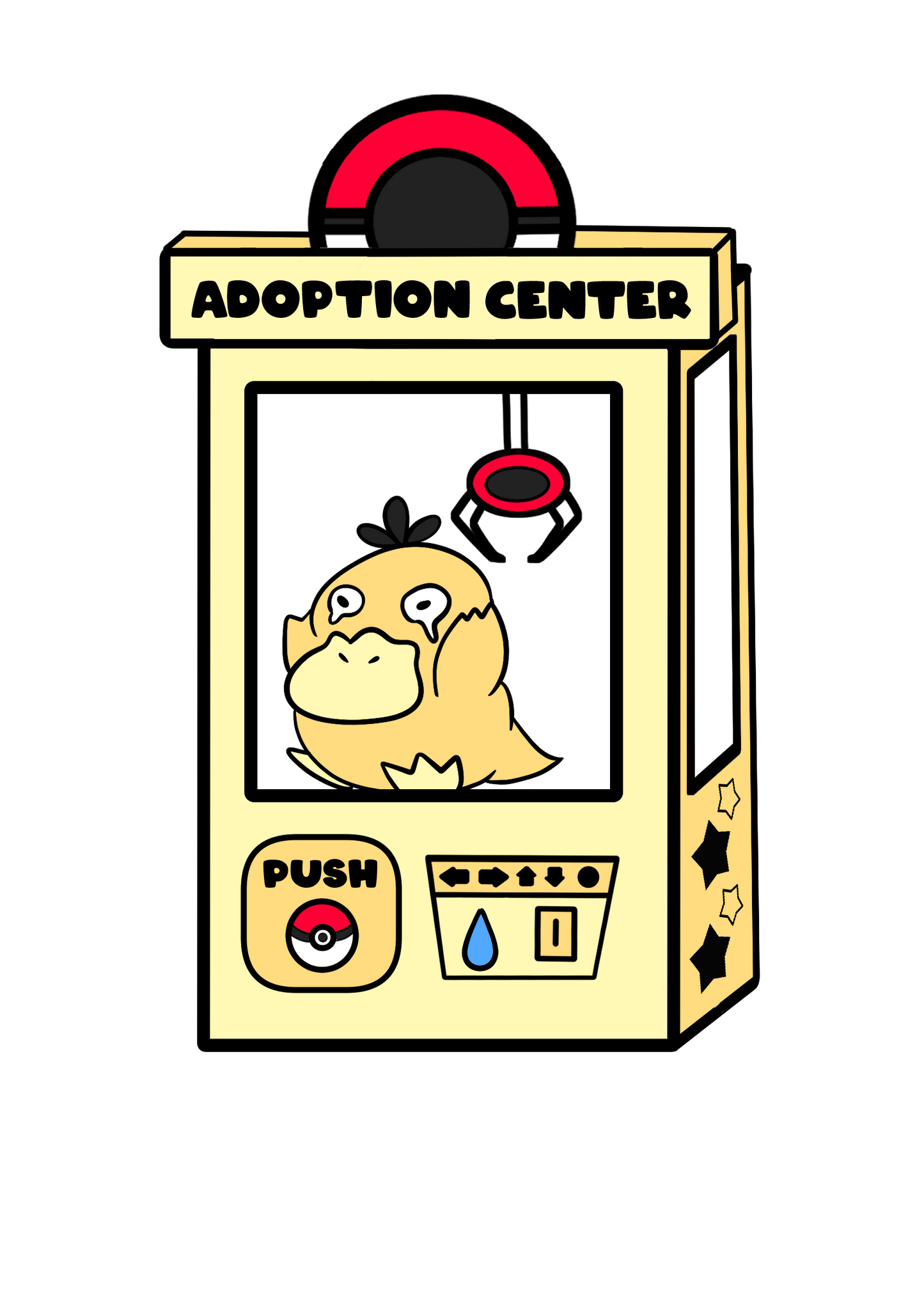 Pokemon: Psyduck Adoption Center Enamel Pin